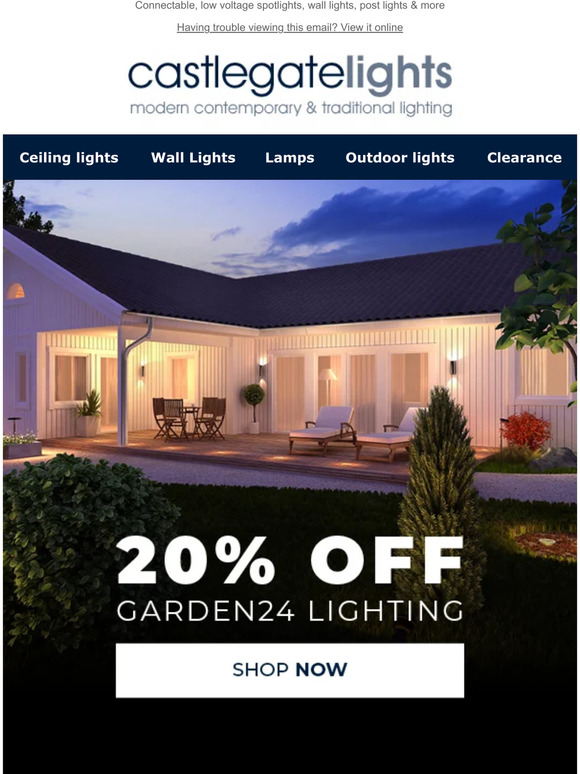 20% off 24V Garden lights ☀️