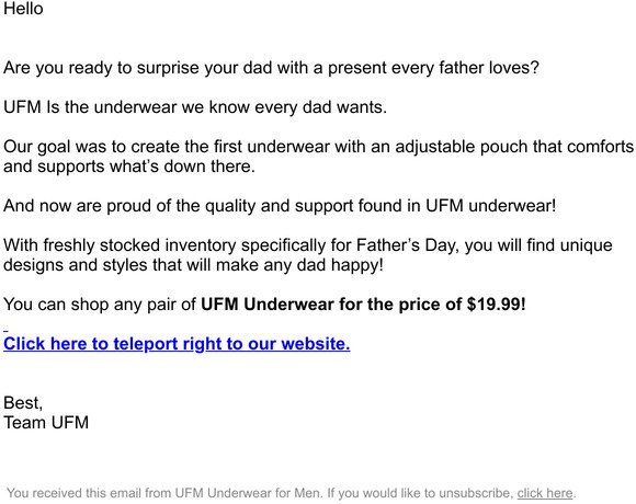 Get Every Dad’s Favorite Underwear for $19.99!