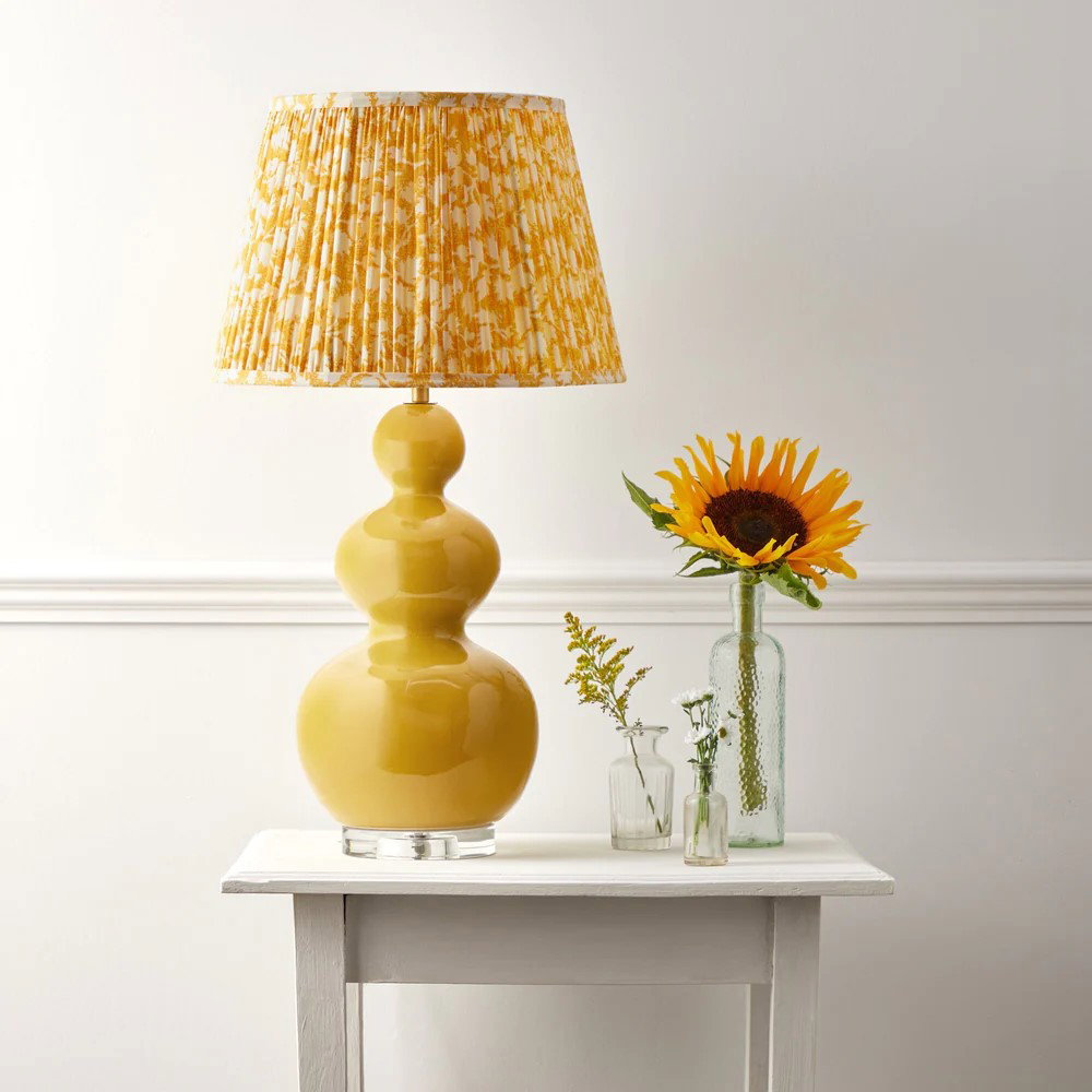 murphy table lamp in yellow