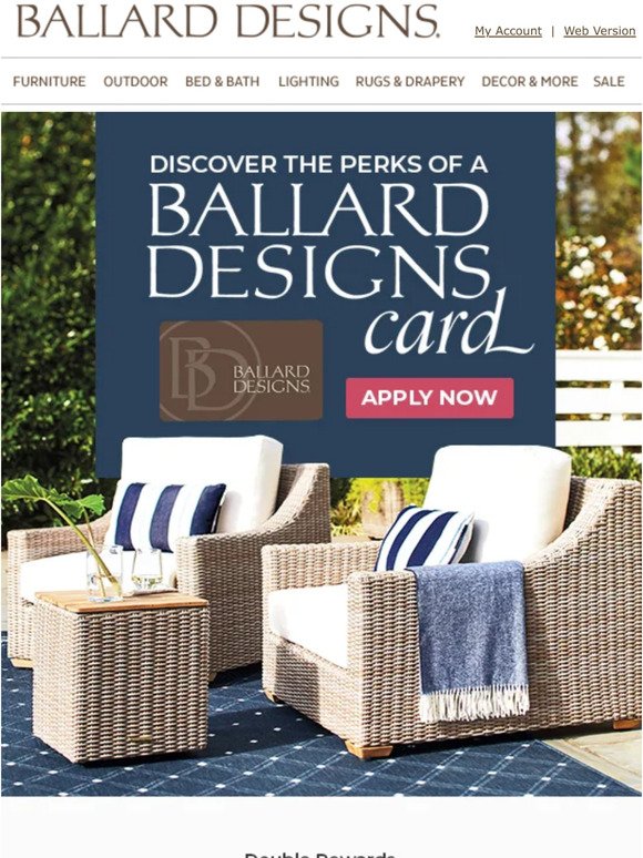 Apply for a Ballard Designs credit card