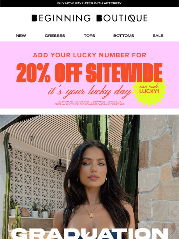 Last Chance 20% OFF Sitewide 🔥