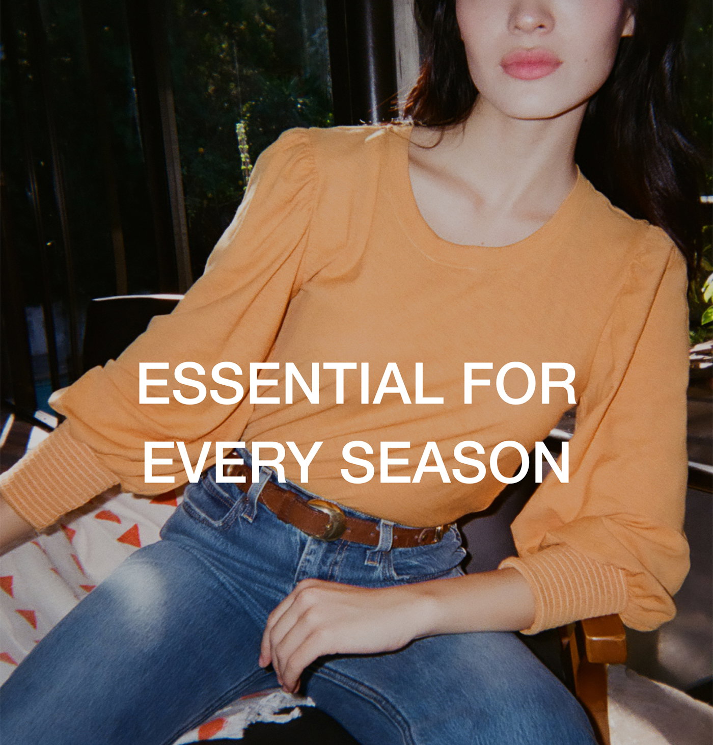 Loren Smocked Peasant Tee | NATION LTD
