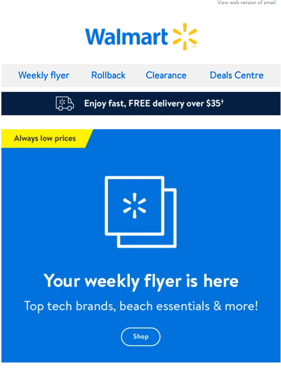 Walmart Your weekly flyer is here 🙂 Milled