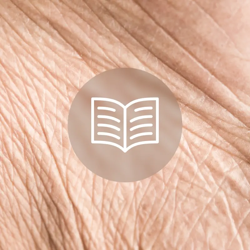 Close up image of an older black lady's face