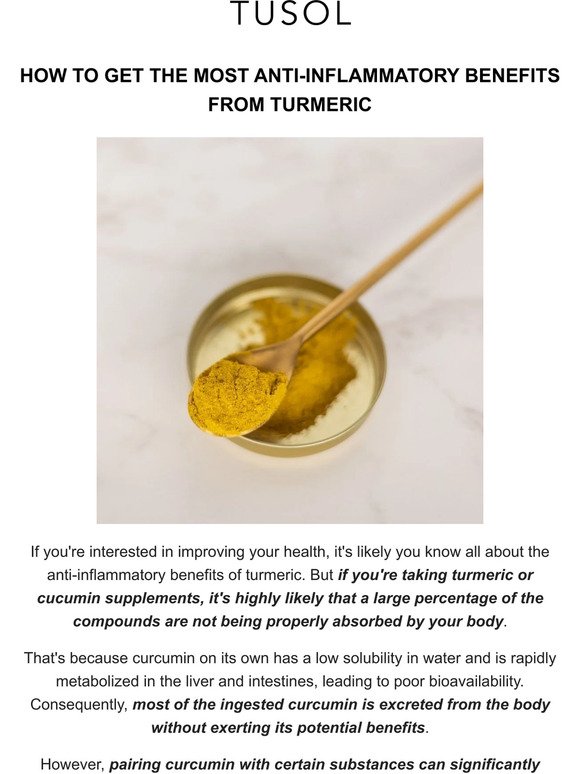 How To Boost Turmeric Absorption + Benefits 🌱
