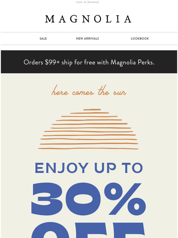 Magnolia Email Newsletters Shop Sales, Discounts, and Coupon Codes