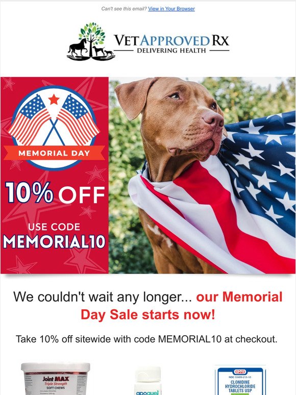 🔴 Memorial Day Sale Starts Now! 🔴