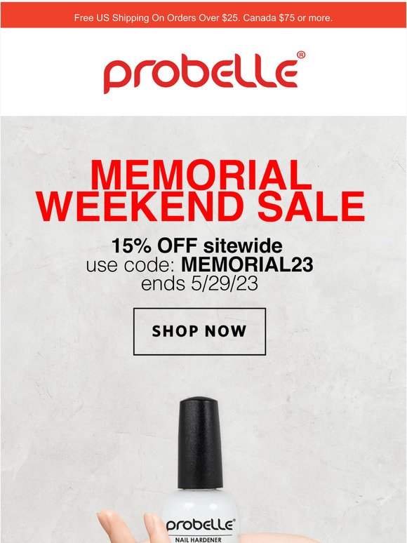 15% off Sale on Pro-Belle.com 🛍