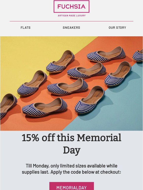 Don't Miss Out - Memorial Day Deal
