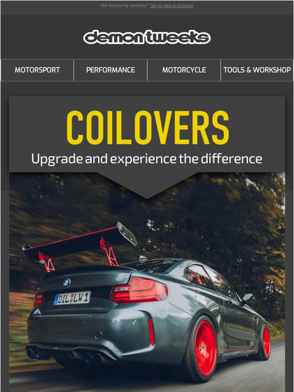 Transform Your Driving Experience with Coilovers!