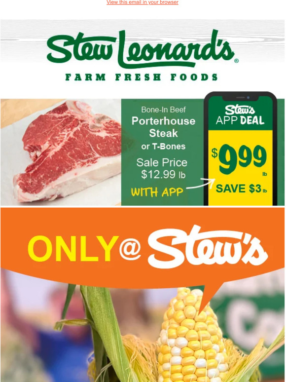 Stew Leonard's Gift Baskets Only at Stew's 🍑 Locally Grown! Milled