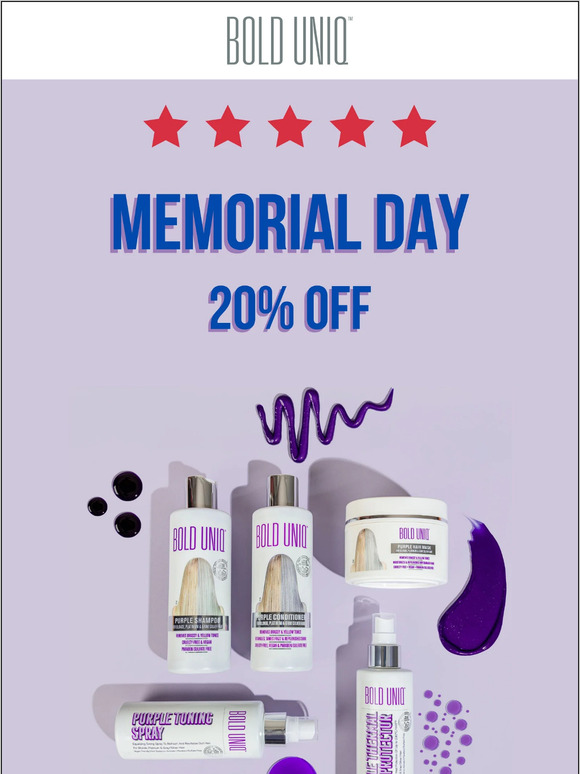 Our Memorial Day sale is live!