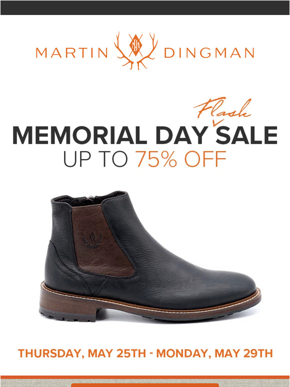Memorial Day Flash Sale!