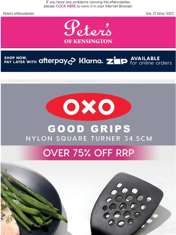 Up To 75% off RRP - OXO Kitchenware