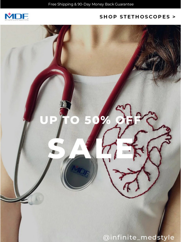 MDF Instruments US Memorial Day STETHOSCOPE SALE! Milled