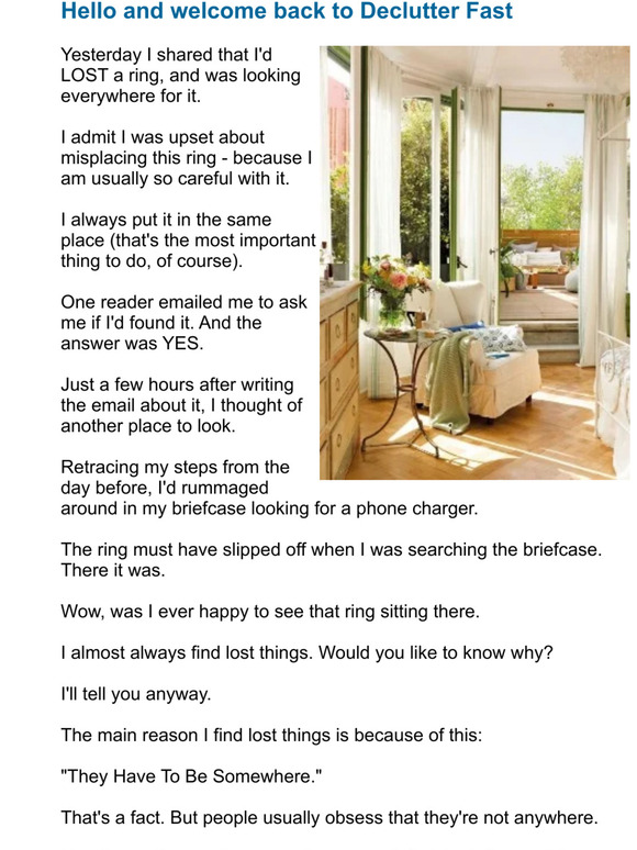 💙☕ Finding Things You've Lost