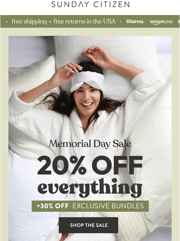 20% off everything!