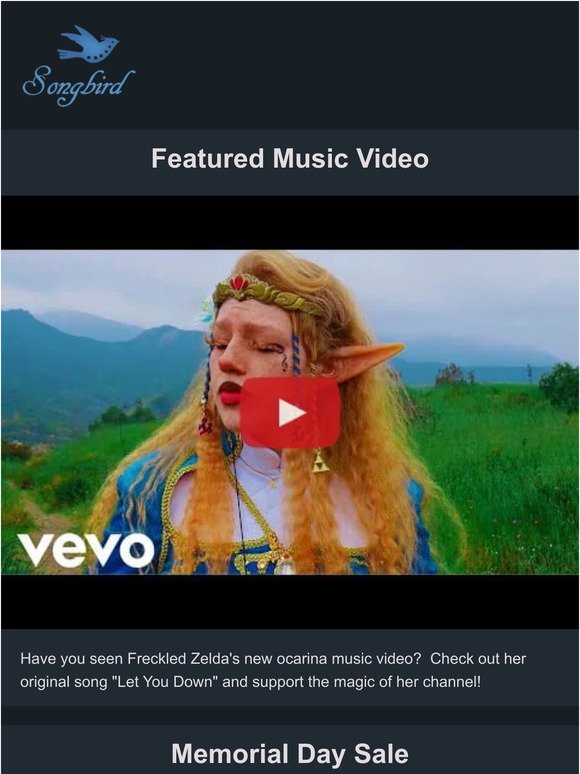 New Freckled Zelda Music Video