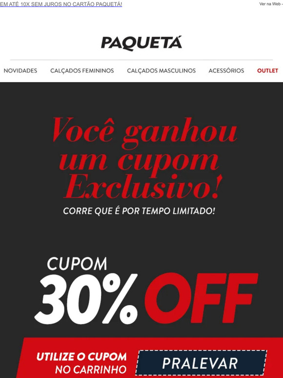 ﻿💌 Cupom bem do jeito que você quer! ﻿😍