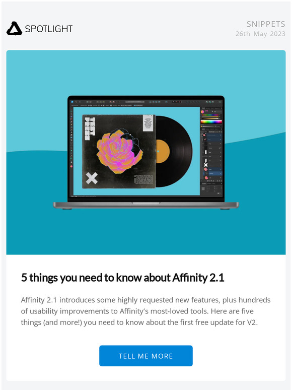 Spotlight: 5 things you need to know about Affinity 2.1