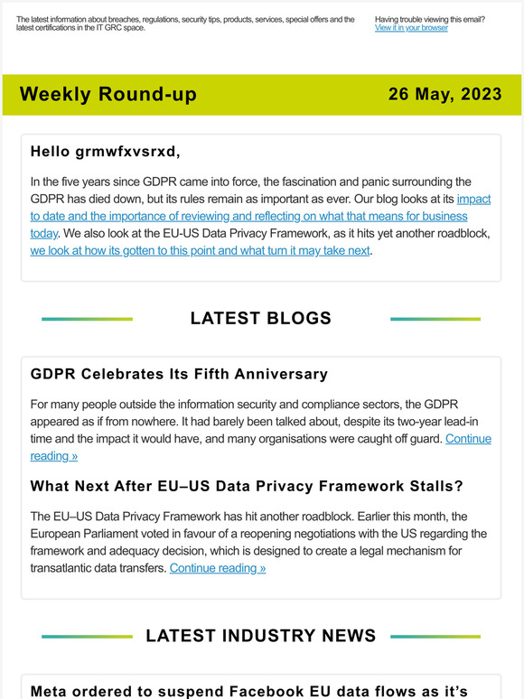 GDPR Celebrates Its Fifth Anniversary