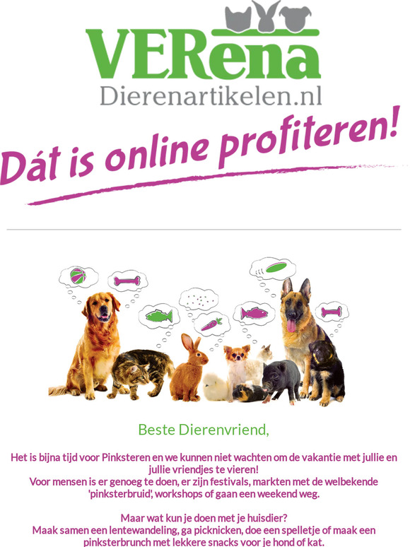 Pinksterweekend vieren met je huisdier🥰