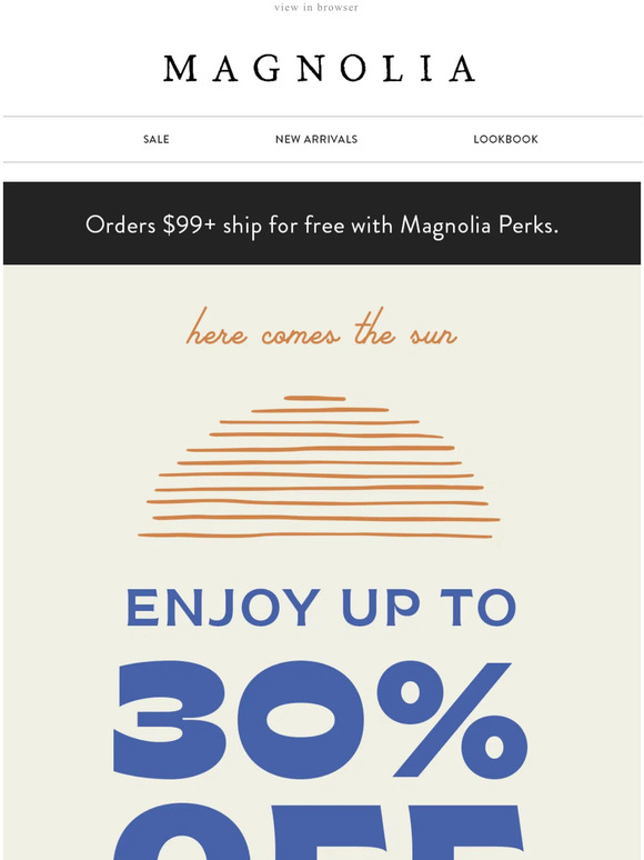 Magnolia Email Newsletters Shop Sales, Discounts, and Coupon Codes