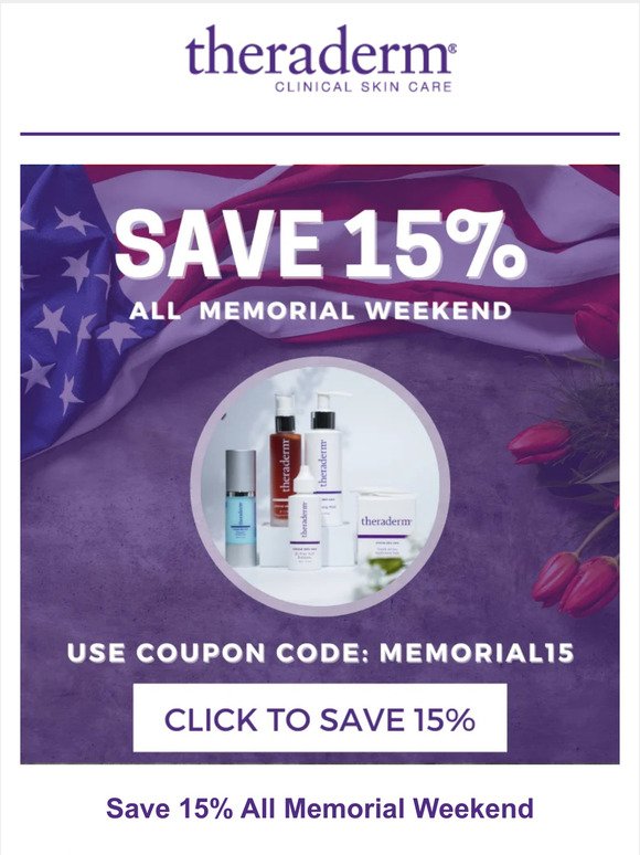 🇺🇸 Memorial Weekend Sale Starts Now - Save 15% Site Wide 💐