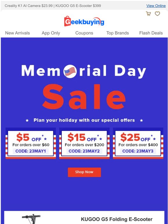 Memorial Day Sale | Get $25 Off Coupon Now | 🇺🇸 US Exclusive!