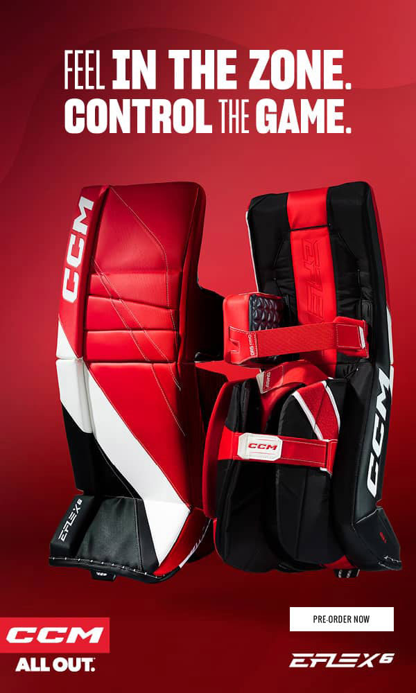 GoalieMonkey Introducing CCM EFlex 6 Available for PreOrder Now Milled