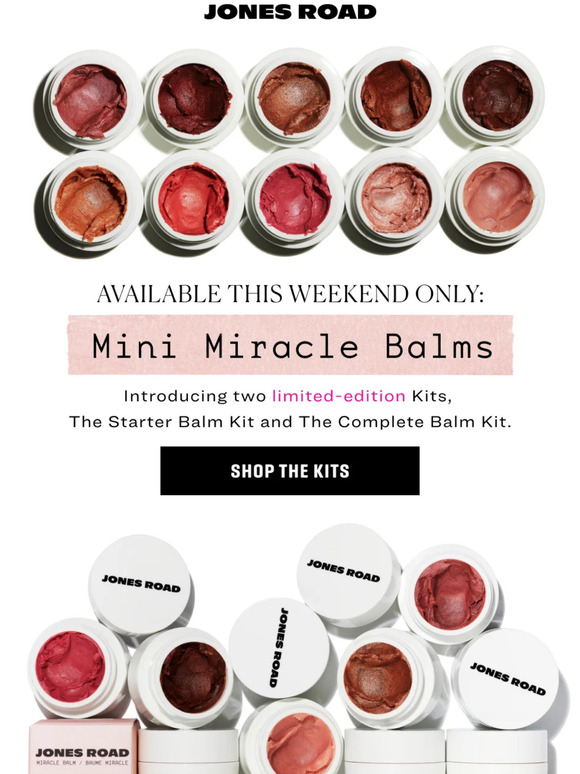 Jones Road Beauty: Mini Miracle Balms are here | Milled