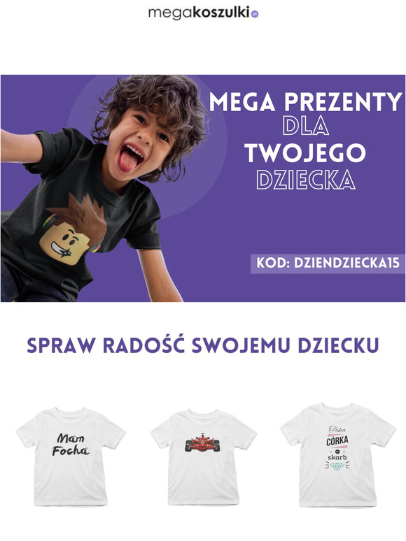 Dzień dziecka z MegaKoszulki.pl