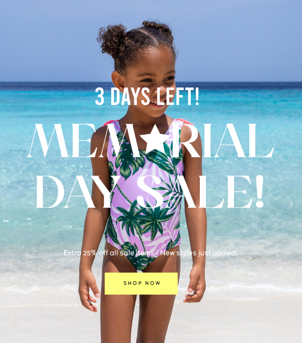 Memorial Day Sale Starts now