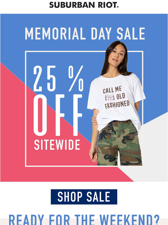 25% Off Sitewide!