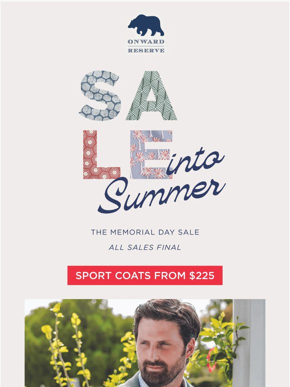 Up to 70% off Sport Coats