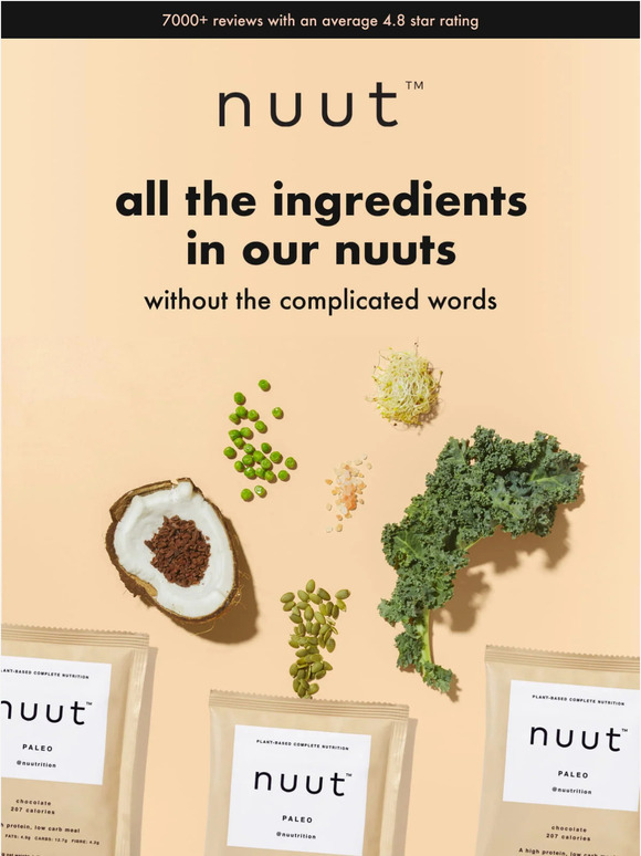 so what's actually in a nuut sachet? 🤔👀