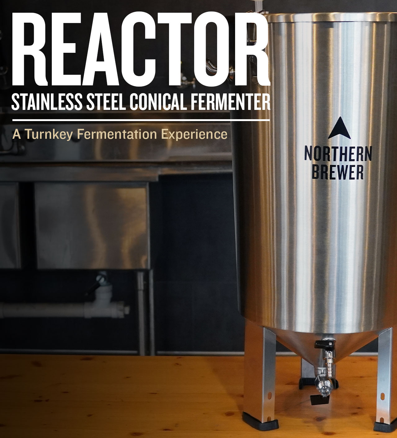 Northern Brewer Home Brewing Supplies 8 Gallon SS Conical Perfect for