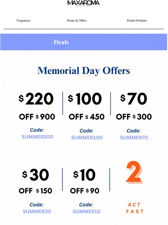 Early Access 😍 Memorial Day Sale