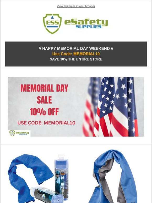 Memorial Day Sale! Save on All Products!