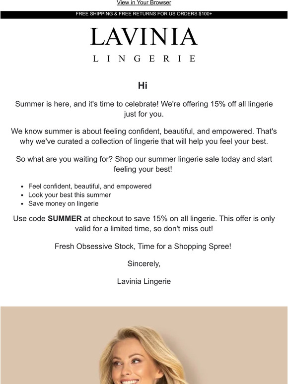 🌞👙 Save 15% Off! Start Your Summer in Style!