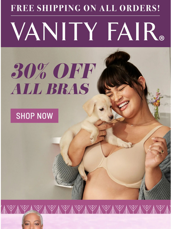 30% off all bra + 5 for $50 panties and more!