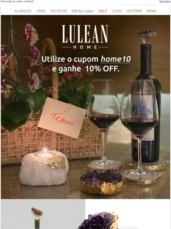 Linha Home com cupom + Dia dos Namorados: o match perfeito! ﻿💘