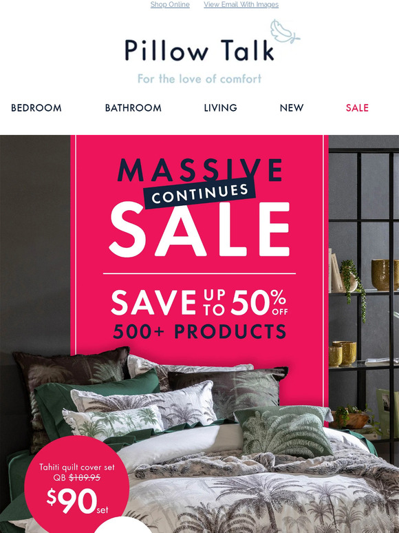 500+ products on sale? That's MASSIVE!
