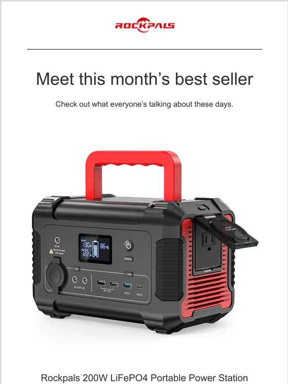 Meet this month’s best seller--only $219 for 500w power station