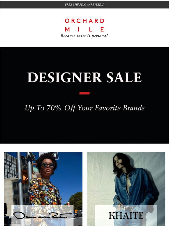 Memorial Day Designer Sale…