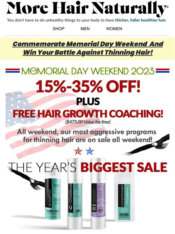 Don't miss our biggest Memorial Day discounts ever 💥