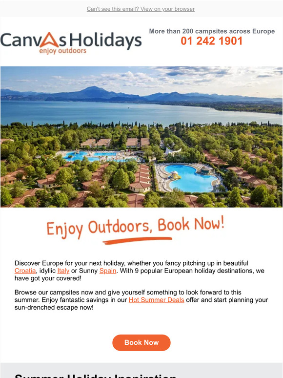 Discover Our Most Popular Holiday Regions!