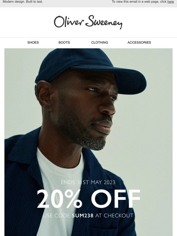 20% off - Ends Wednesday 31st