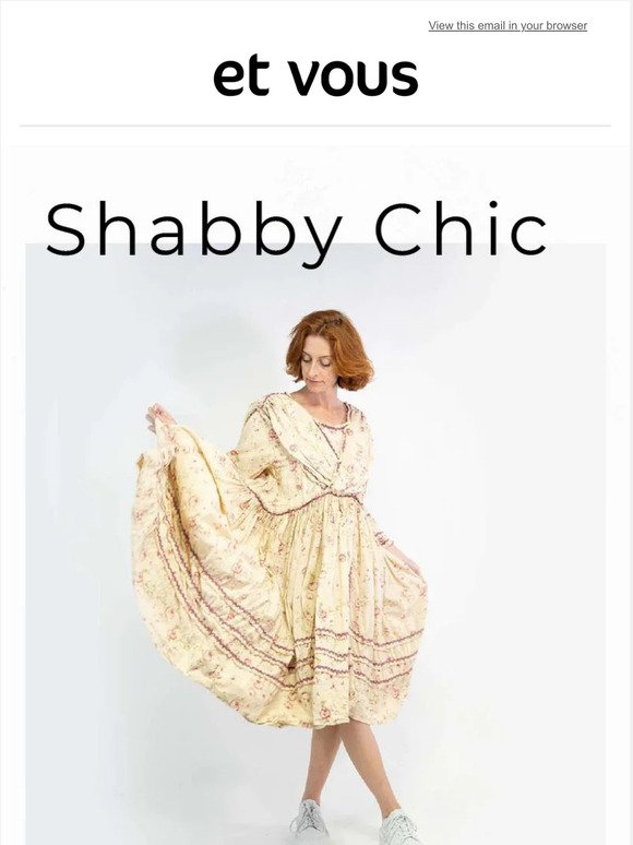 Shabby Chic styles & New Leather Footwear