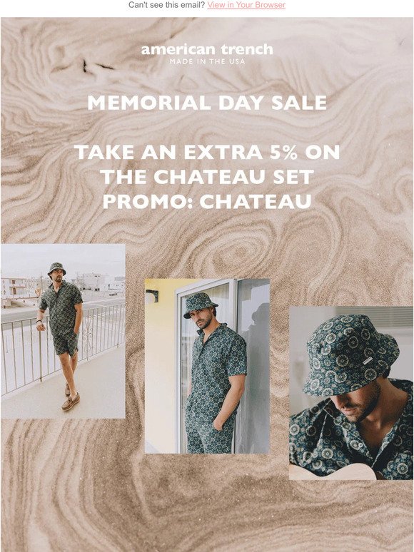 Lucky Day... Save an extra 5% on the Chateau Set.